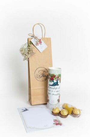 Latinhas de chocolate presente