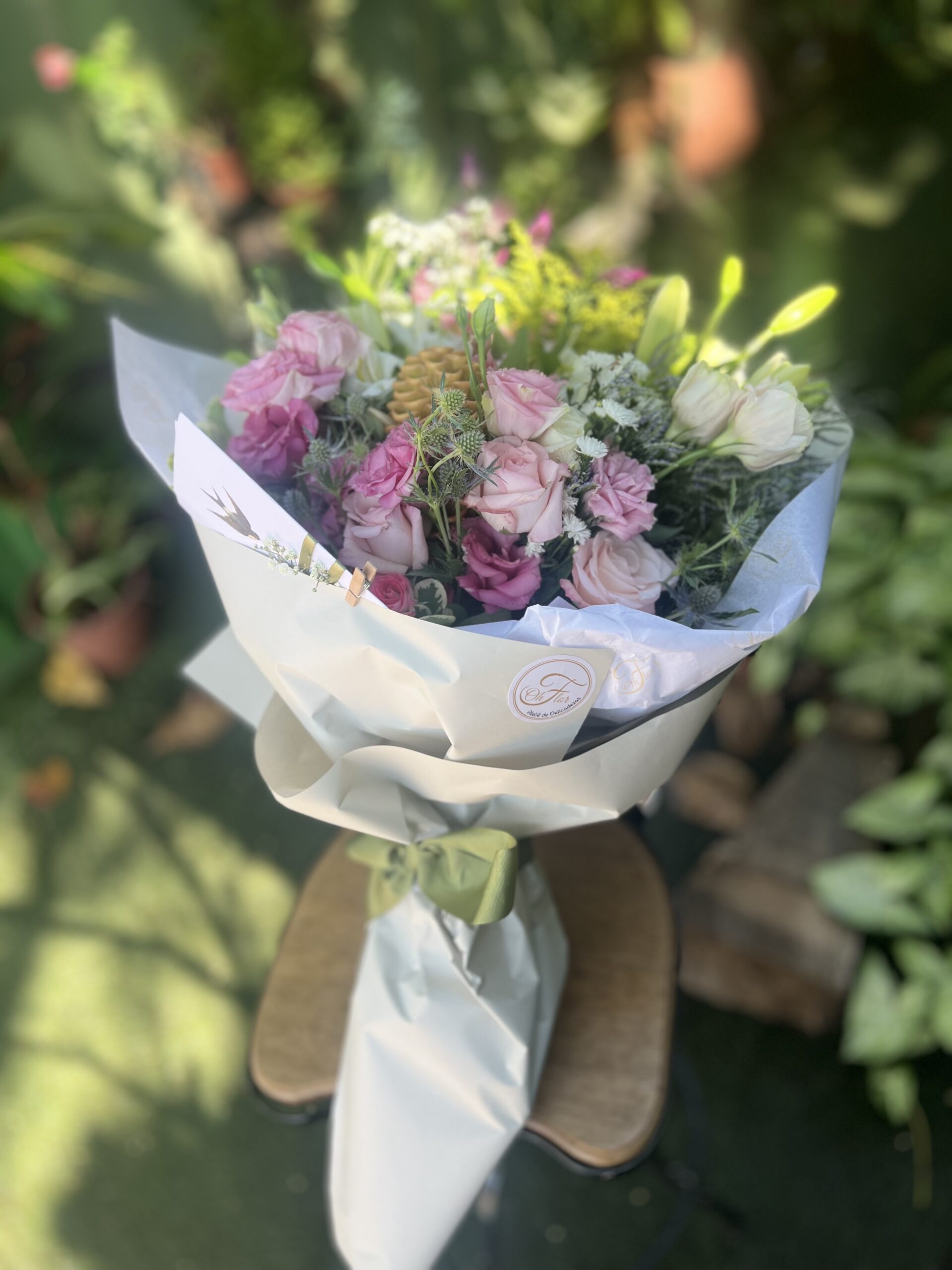 Pote G de flores