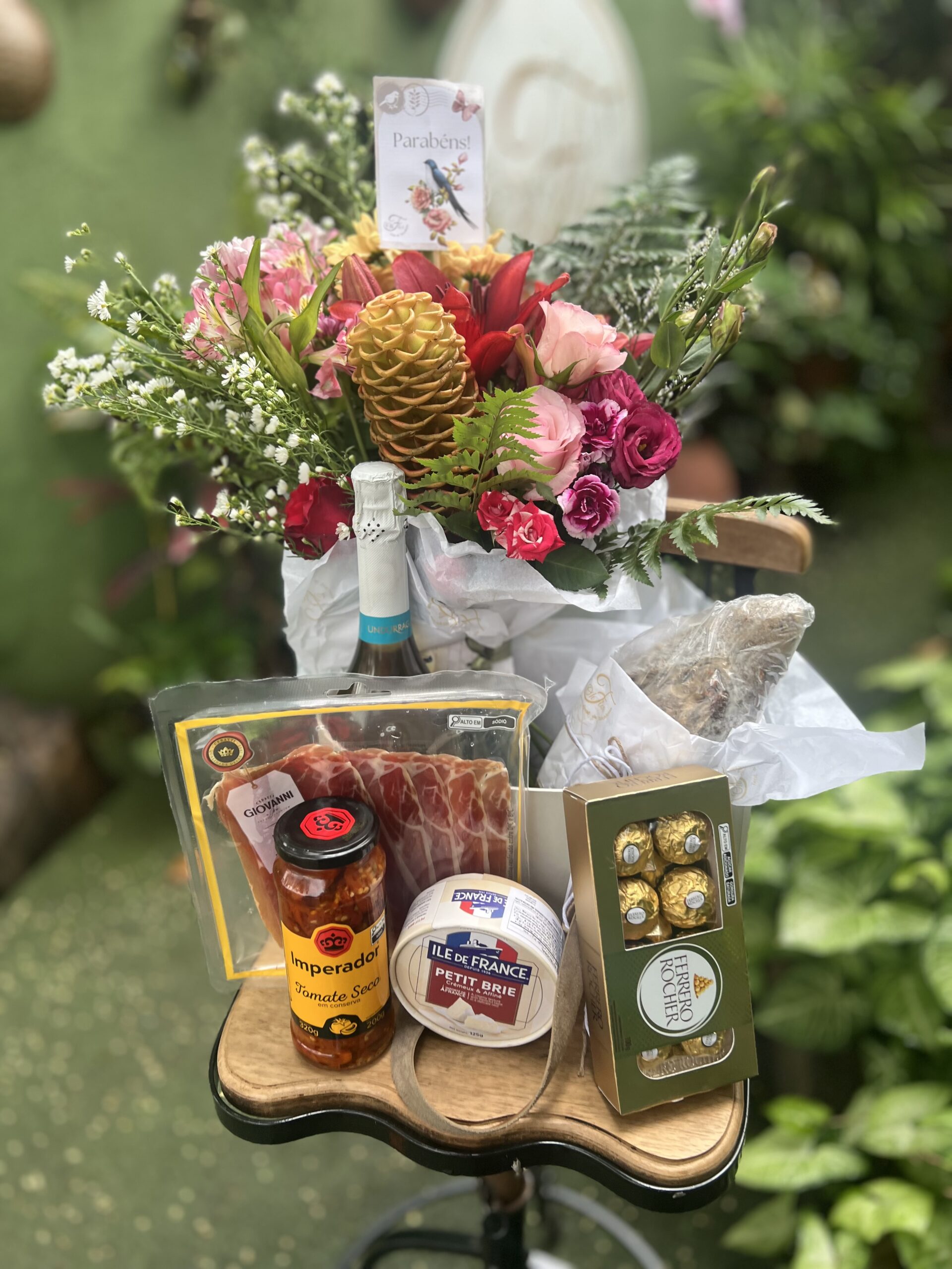 Cartão Flores Frescas Cartão Flores Frescas