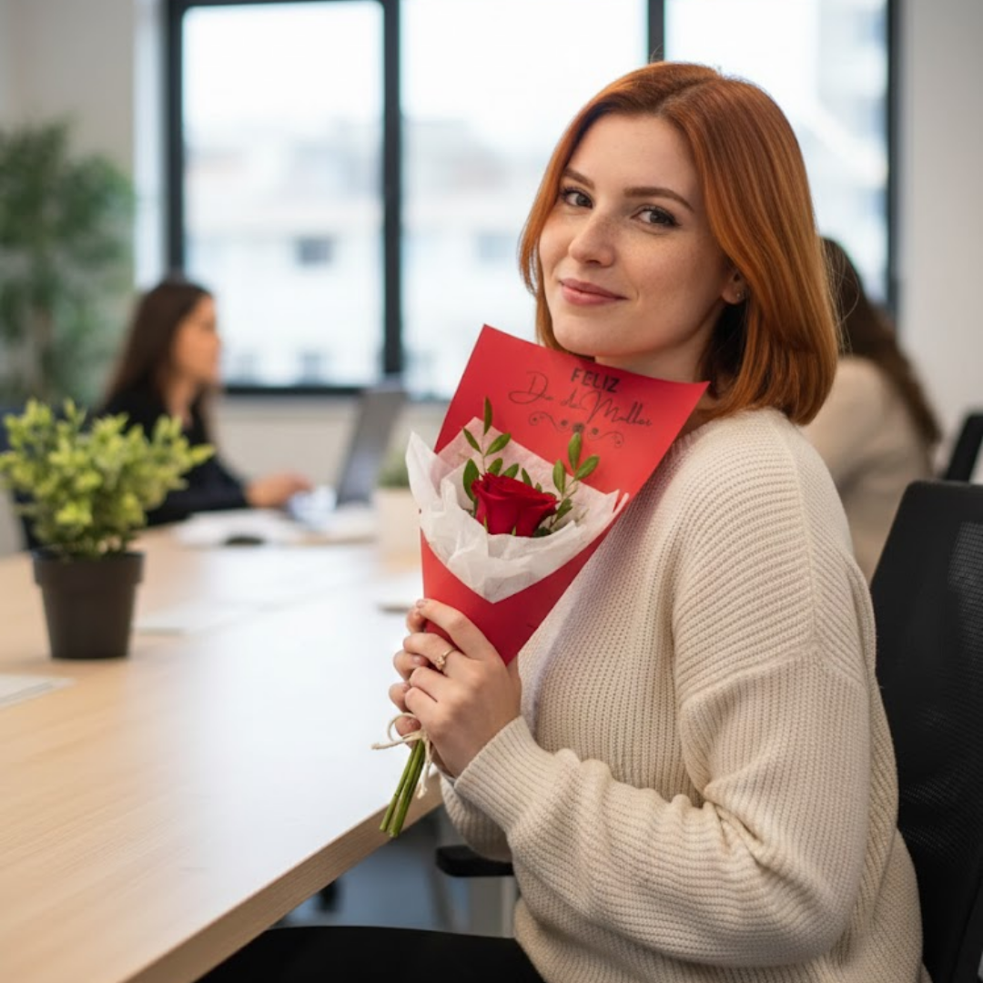 Rosa Dia da Mulher (acima de 5 unidades)