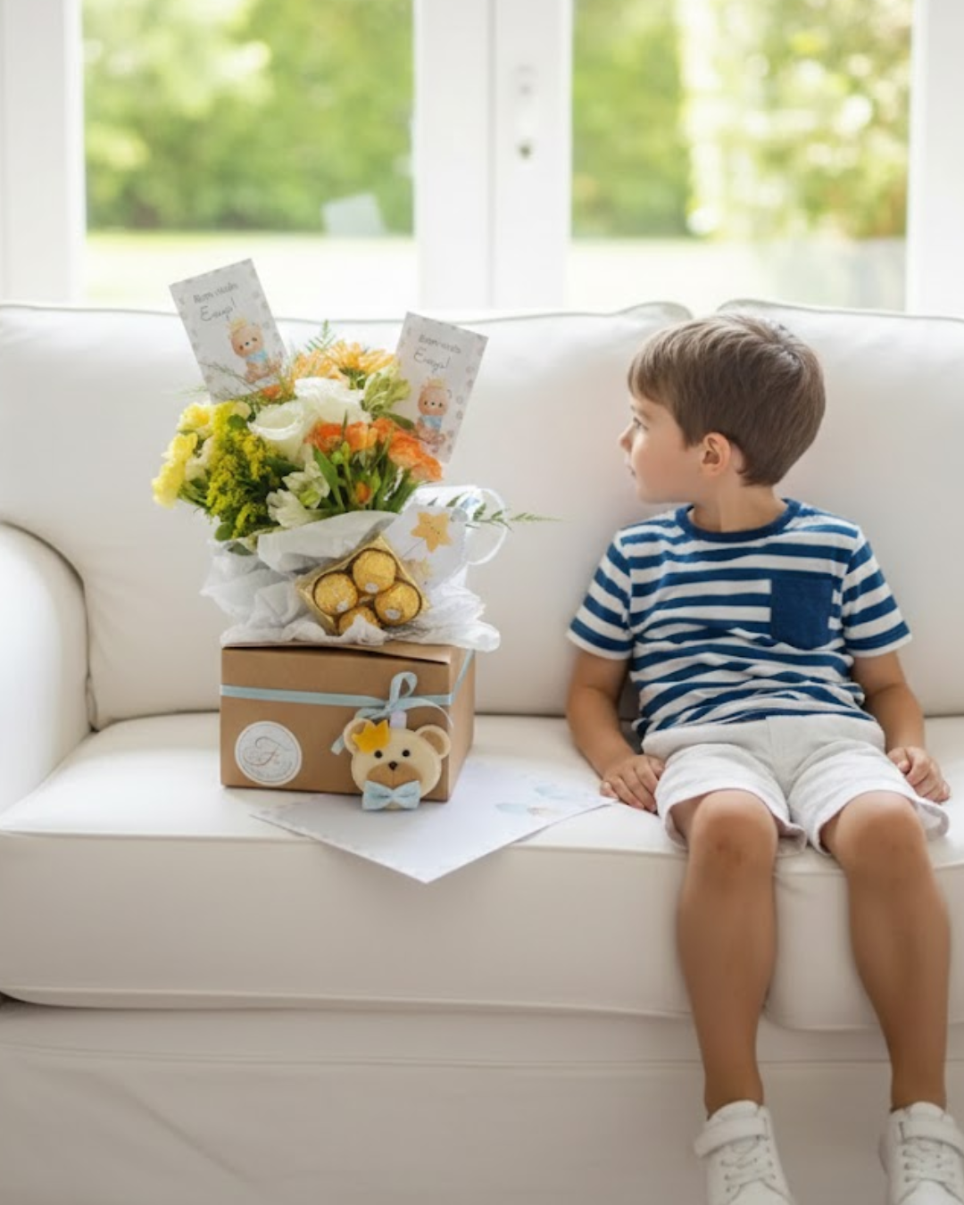 Presentes e Flores para Crianças