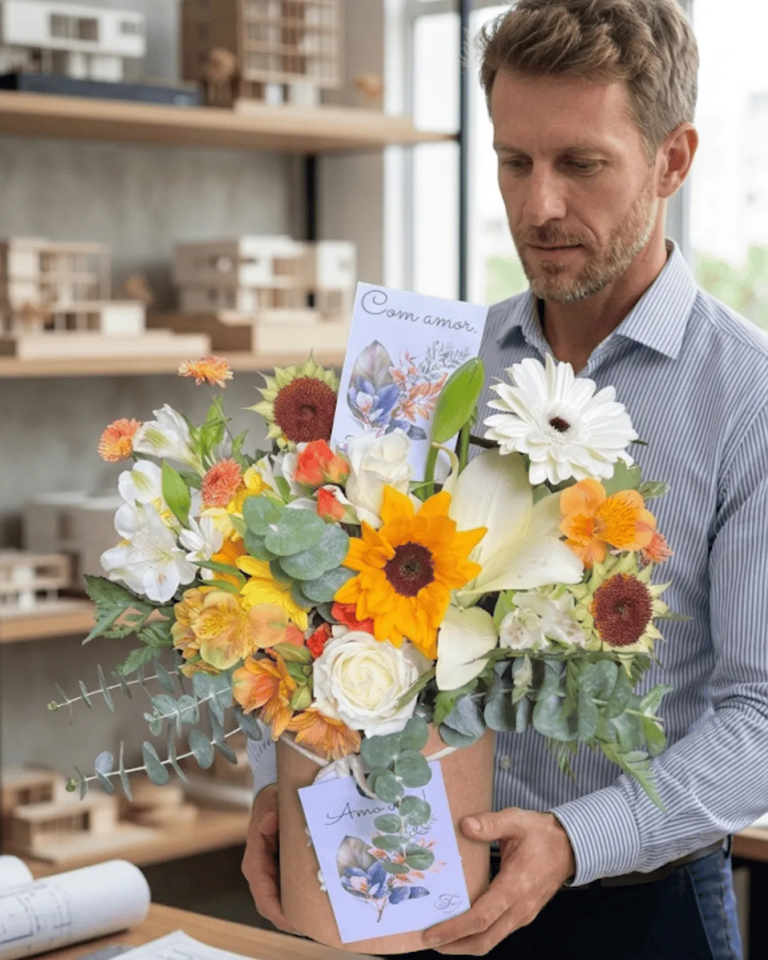 Box de Flores para Ele